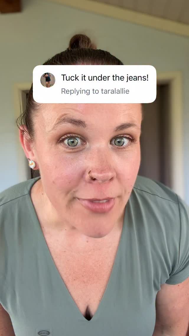 OPE💚👖🍑 does this change your opinion of the green shirt?