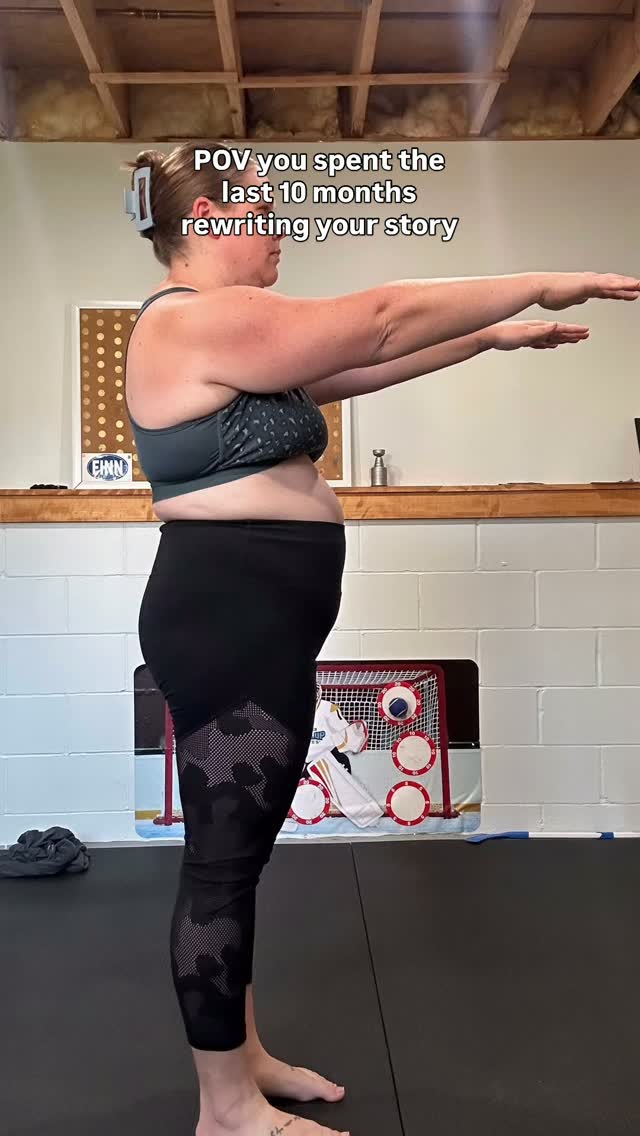 50 lbs down. I put some serious coin in the longevity bank this last year! 

How amazing it is to not wake up in pain. To be able to play a 2 hour competitive tennis match. To actually say yes when my son asks me to play basketball with him. 

The progress felt SO slow some weeks, even stagnant. But every day I kept promises to myself.

Follow along as I’m now in a body recomp phase and continuing to put on muscle after a long time in a calorie deficit!